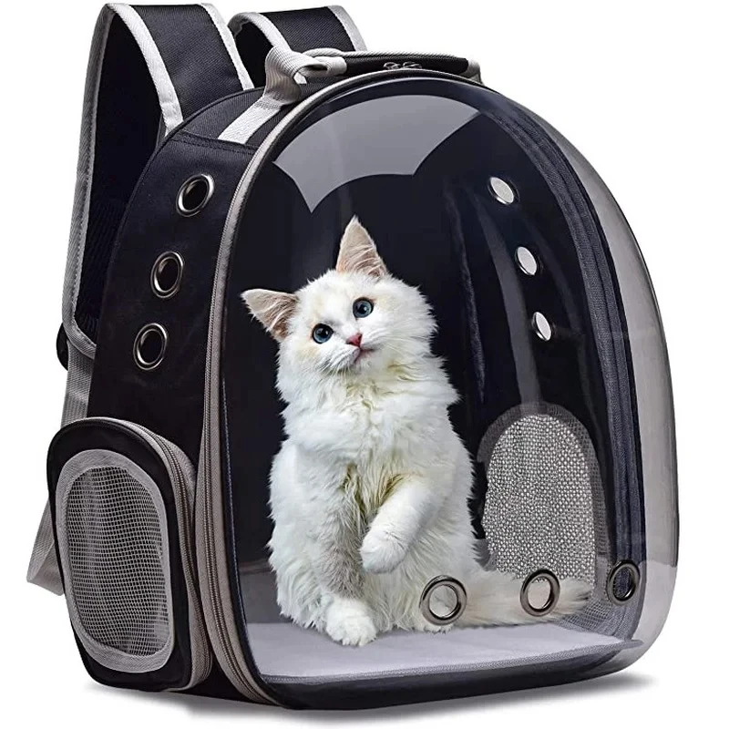 cat pet carrier backpack transparent capsule bubble pet backpack small animal puppy kitty bird breathable pet carrier for travel