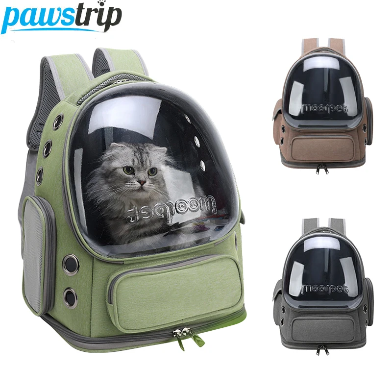 transparent pet cat carrier bag outdoor travel backpack for cats small dogs breathable cat carrying bag pet supplies