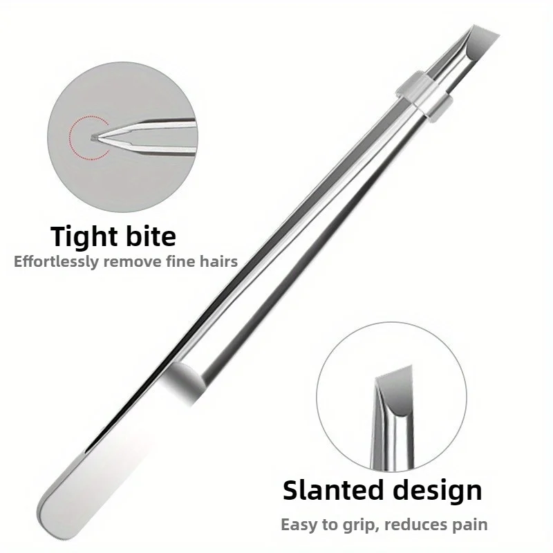professional stainless steel tweezers for eyebrows & facial hair hypoallergenic precision tip sensitive beige eyebrow beard clip professional stainless steel tweezers for eyebrows & facial hair hypoallergenic precision tip sensitive beige eyebrow beard clip