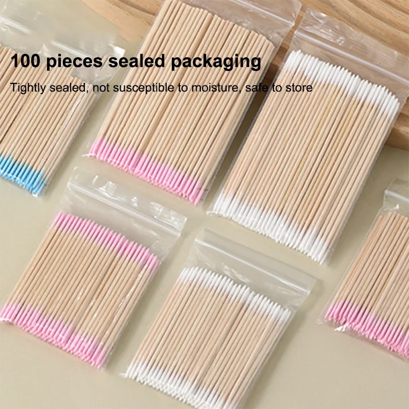 100pcs micro wood cotton swab eyelash extension tools tatoo microblading cleaning wooden sticks cosmetic cotton brush buds tip 100pcs micro wood cotton swab eyelash extension tools tatoo microblading cleaning wooden sticks cosmetic cotton brush buds tip