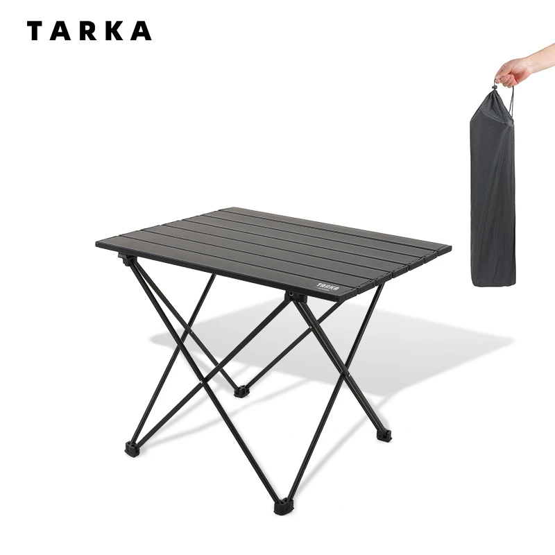 tarka outdoor camping folding table party picnic bbq portable foldable desk high strength ultralight aluminium portable table