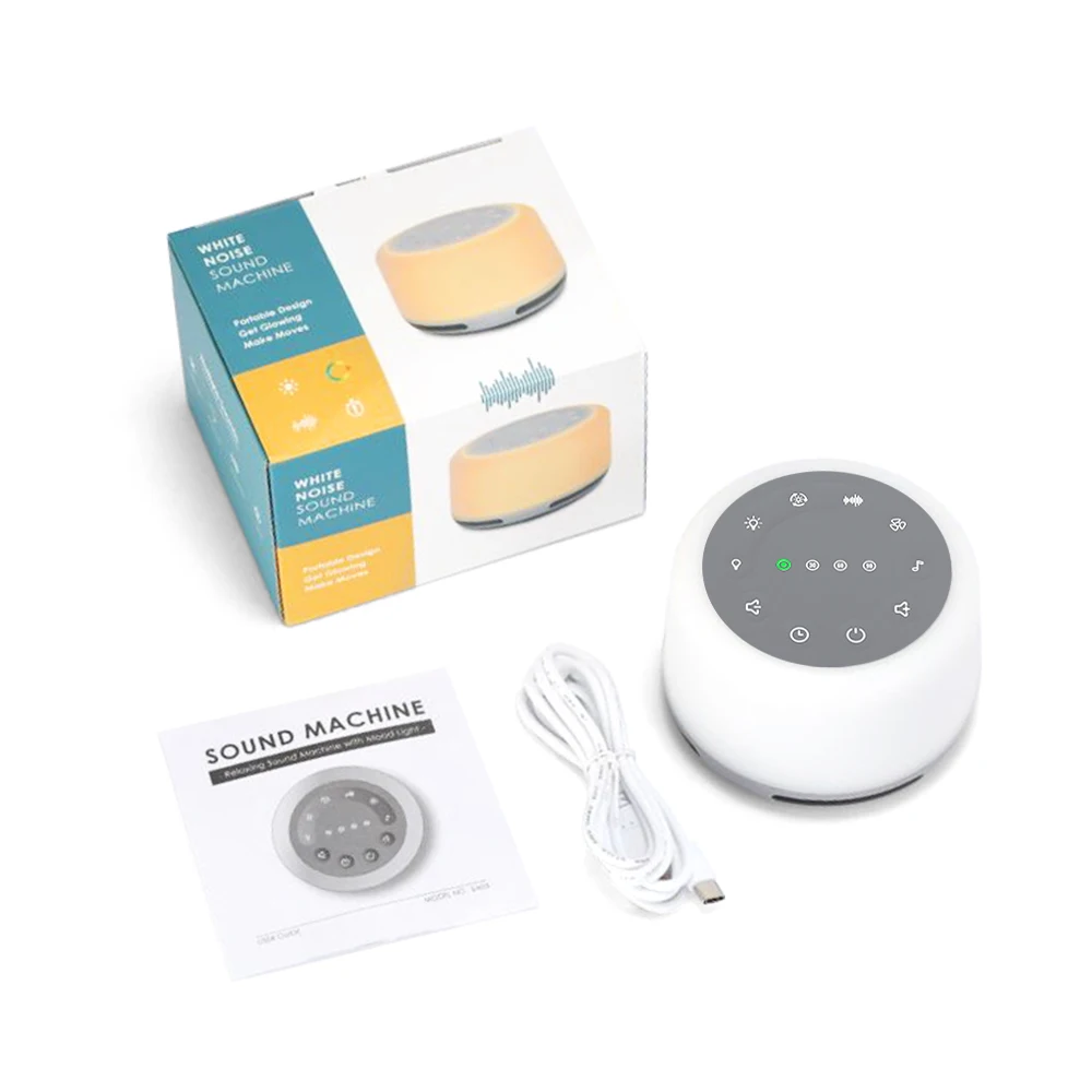 portable baby sleep machine desktop white noise sound machine for baby sleeping 18 soothing sounds 15/30/60min timer portable baby sleep machine desktop white noise sound machine for baby sleeping 18 soothing sounds 15/30/60min timer