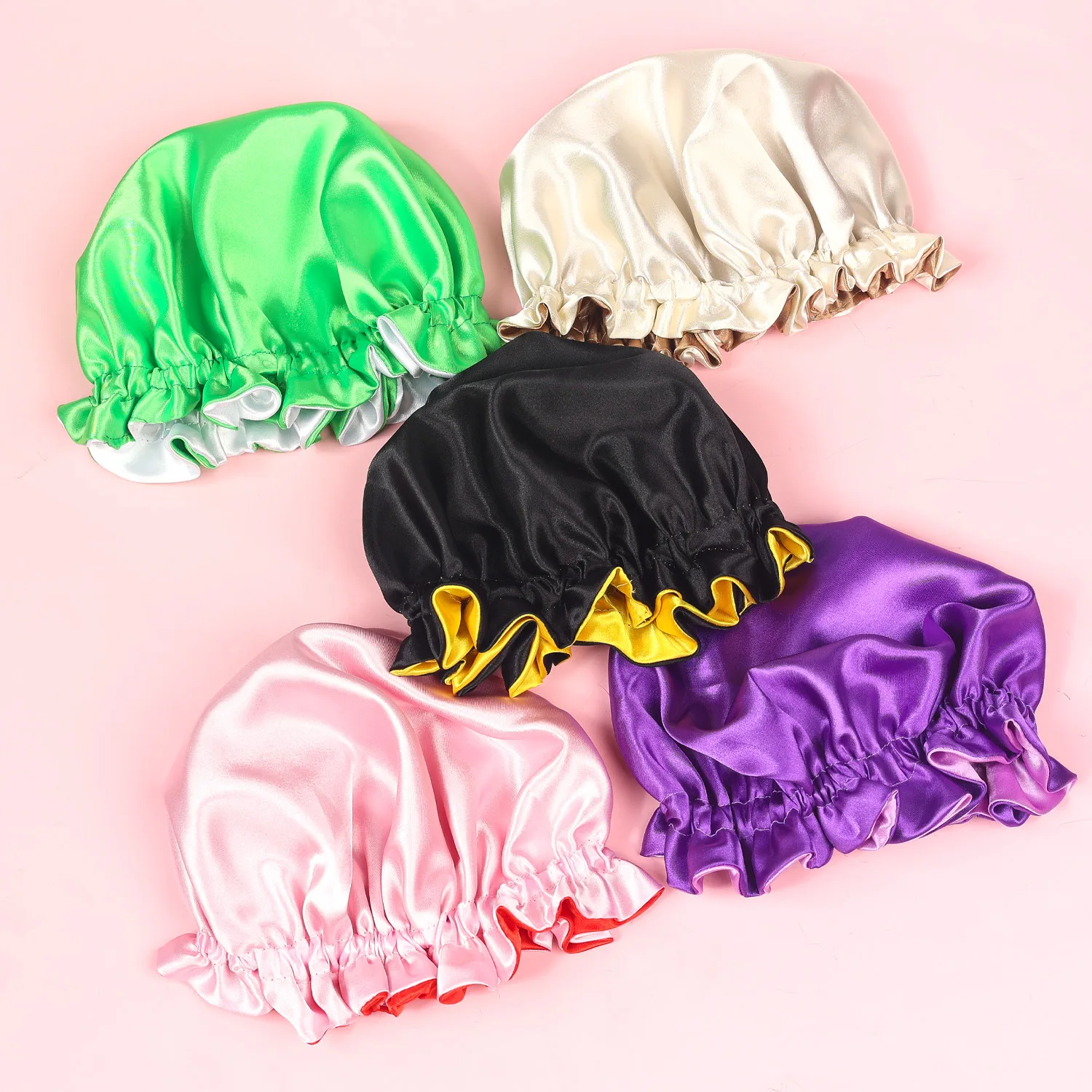 child girl satin silk sleeping cap for children baby hair bonnet for sleeping baby silk bonnet double layer octopus hair cap child girl satin silk sleeping cap for children baby hair bonnet for sleeping baby silk bonnet double layer octopus hair cap