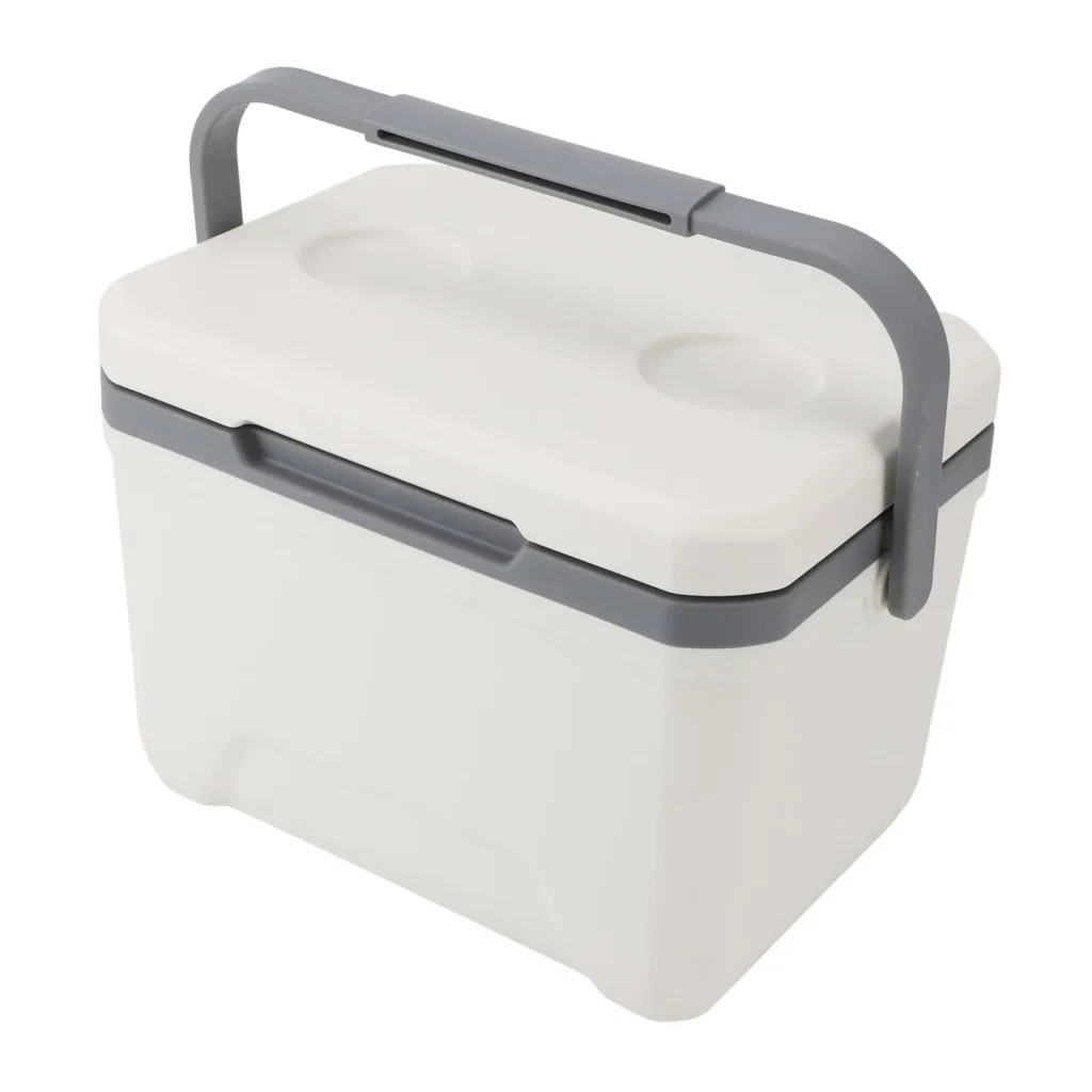 6l insulated portable cooler large capacity hard lightweight pu pp ice chest box with handle for outdoor camping bbq picnic